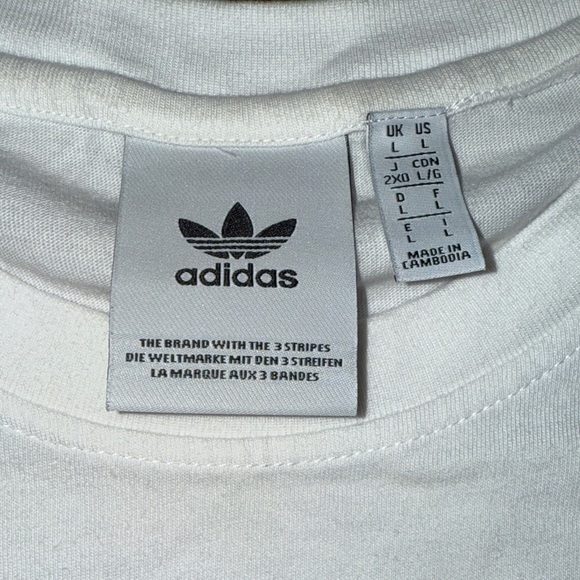 Adidas Graphic Classic Short Sleeve Men’s Tee Shirt Size Large Athletic Sporty - Picture 2 of 4